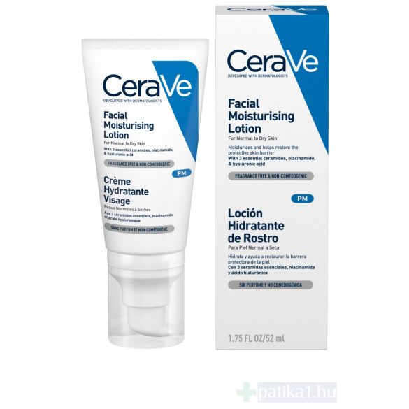 CERAVE HIDRATÁLÓ ARCKRÉM 52 ML