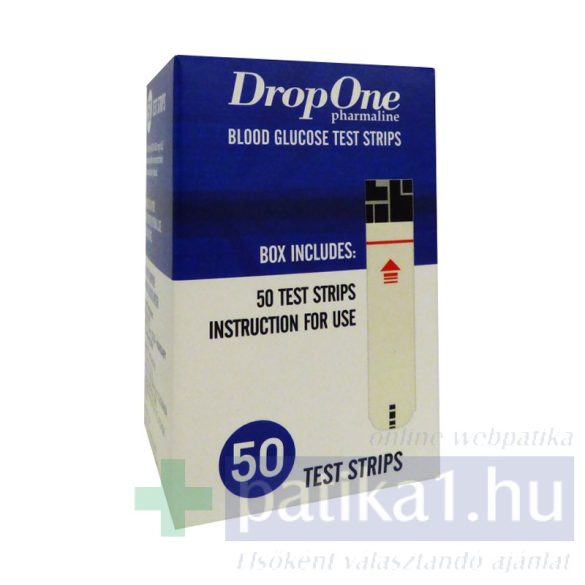 dropone vércukormérő tesztcsík