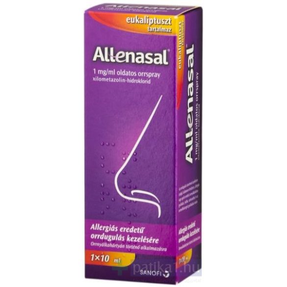 Allenasal 1 mg/ml oldatos orrspray 10 ml