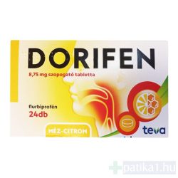 Dorifen méz-citrom szopogató tabletta 24x