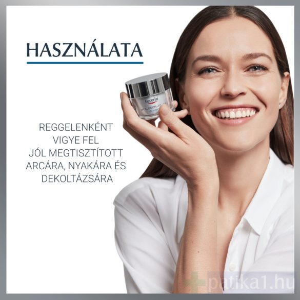 Eucerin Hyaluron-Filler Ráncfeltöltő nappali arckrém SPF 30 50 ml 3x effect öko utántöltő kiszerelés