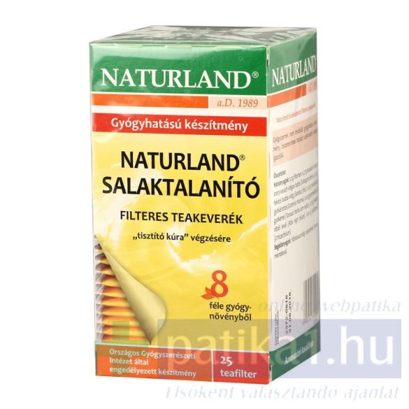 Naturland Salaktalanító filteres teakeverék 25 x1g