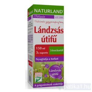 Naturland Lándzsás útifű szirup 150 ml