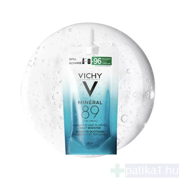 VICHY MINERAL89 Napi booster szérum Poliglutaminsavval 50 ml - UTÁNTÖLTŐ