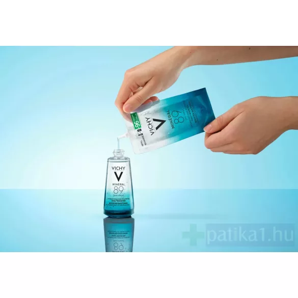 VICHY MINERAL89 Napi booster szérum Poliglutaminsavval 50 ml - UTÁNTÖLTŐ