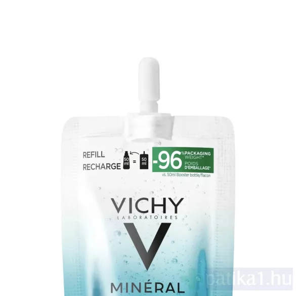VICHY MINERAL89 Napi booster szérum Poliglutaminsavval 50 ml - UTÁNTÖLTŐ