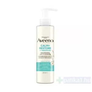 Aveeno Calm+ Restore arctisztító tápláló zabbal 200 ml