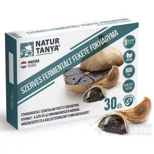 Natur Tanya Szerves fermentált fekete fokhagyma kapszula 30x