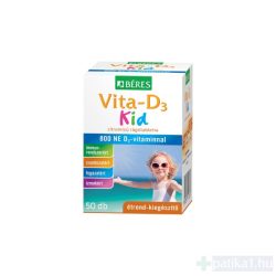   Béres Vita-D3 800 NE KID étrendkiegészítő rágótabletta 50x