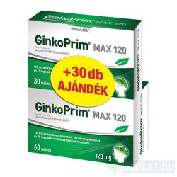 GinkoPrim MAX 120 mg 60+30 db tabletta 