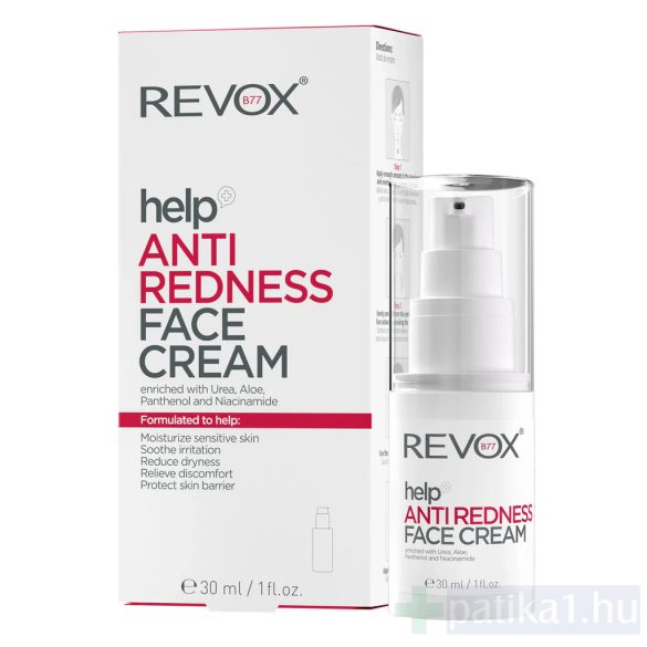 Revox B77 Help Anti Redness arckrém kipirosodó bőrre 30 ml 