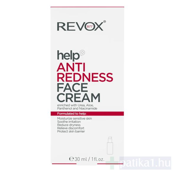 Revox B77 Help Anti Redness arckrém kipirosodó bőrre 30 ml 