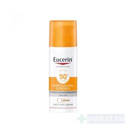 Eucerin Sun Színezett napozó krém arcra FF50+ 50 ml