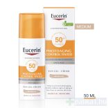 Eucerin Sun Photoaging control Színezett napozó krém arcra FF50+ 50 ml medium mittel