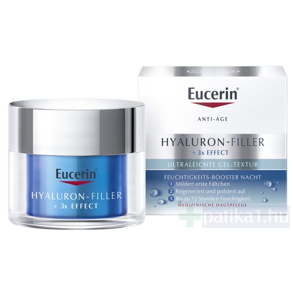 Eucerin Hyaluron-Filler hidratáló ráncfeltöltő arckrém éjszakai 50 ml