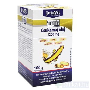 Jutavit Csukamájolaj 1200 mg kapszula 100x