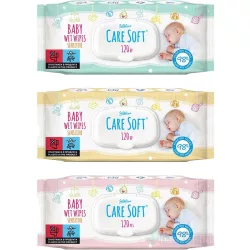 Silkline Care Soft Baba nedves törlőkendő 120x