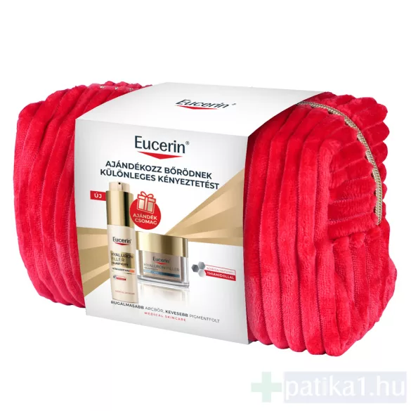 Eucerin Anti-Age Hyaluron-Filler+Elasticity Gold SPF50+ ajándékcsomag 50+50 ml