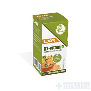LXR D3-vitamin 2000 NE lágyzelatin kapszula 60x