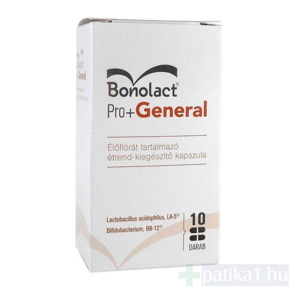 Bonolact Pro + General étrendkiegészítő kapszula 10 db