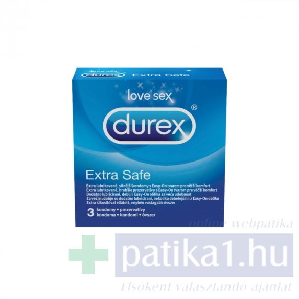 Durex Extra Safe spermicid 3 db
