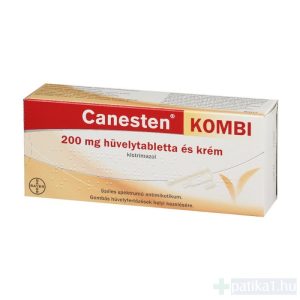 Canesten Kombi 200 mg hüvelytabletta és krém 20 g 3x200 mg