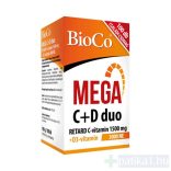 BioCo MEGA C+D DUO (1500 mg + 3000 NE) retard filmtabletta 100x