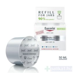   Eucerin Hyaluron-Filler ráncfeltöltő nappali arckrém SPF15 öko-utántöltő         50 ml