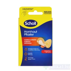 Scholl bőrkeményedést eltávolító fedőtapasz 4x