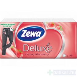 Papírzsebkendő Zewa Deluxe Strawberry 90 db