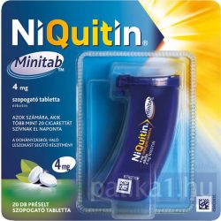 Niquitin Minitab 4 mg préselt szopogató tabletta 20 db