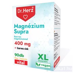   Dr. Herz Magnézium Supra 400 mg + Szerves Cink kapszula 90x DOBOZOS XL