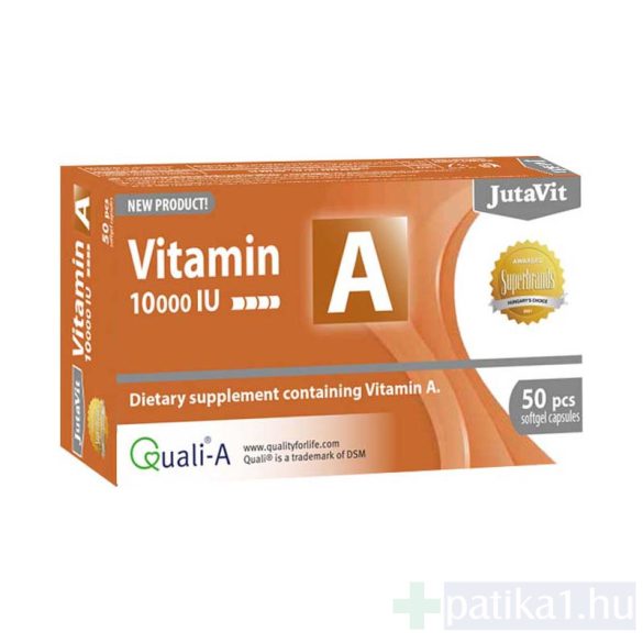 Jutavit A-vitamin 10000 NE lágy kapszula 50x