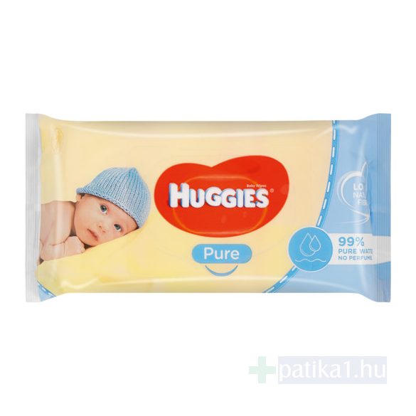 Huggies baba törlőkendő Pure 56x