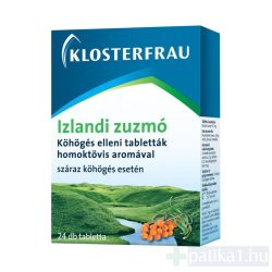 Klosterfrau Izlandi zúzmó tabletta köhögés ellen 24x