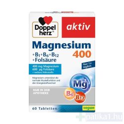  Doppelherz Aktív Magnézium 400 + B-vitamin folsav tabletta 60x