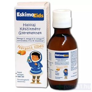 Eskimo Kids halolaj narancs ízben 105 ml 