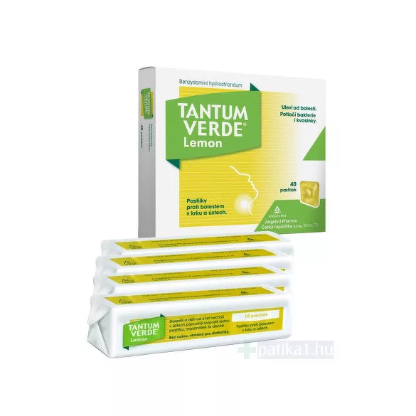 Tantum Verde citrom 3 mg szopogató tabletta 40x