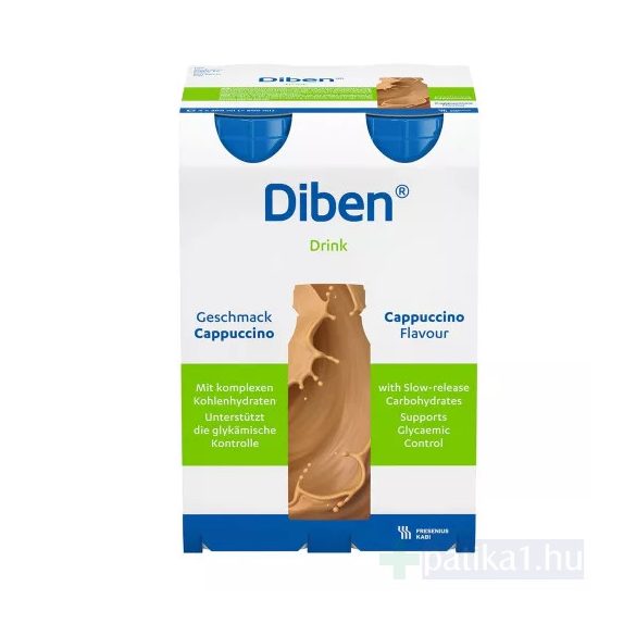 Diben Drink cappuccino ízű speciális gyógyászati élelmiszer 4x200 ml