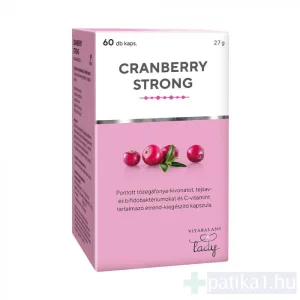 Cranberry Strong Tőzegáfonya kapszula étrendkiegészítő 60x Vitabalans Lady