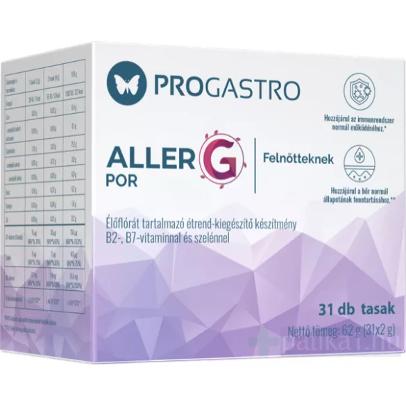 ProGastro Aller G étrendkiegészítő por felnőtteknek 31x