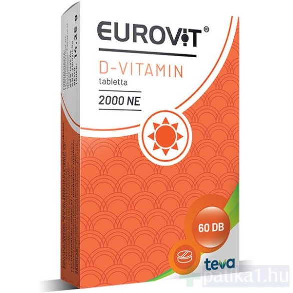 Eurovit D 2000 NE  étrendkieg tabletta 60x