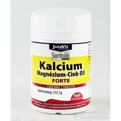   Jutavit Kalcium + Magnézium + Cink + D3 forte filmtabletta 90x 