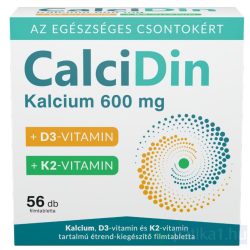   Calcidin Kalcium D3-vitamin + K2 étrendkiegészítő filmtabletta 56x