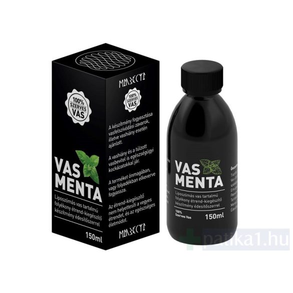 Vasmenta Liposzómás vas tartalmú folyadék étrendkiegészítő 150 ml