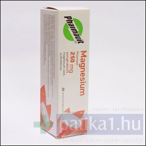 Magnesium Pharmavit 250 mg pezsgőtabletta 20 db