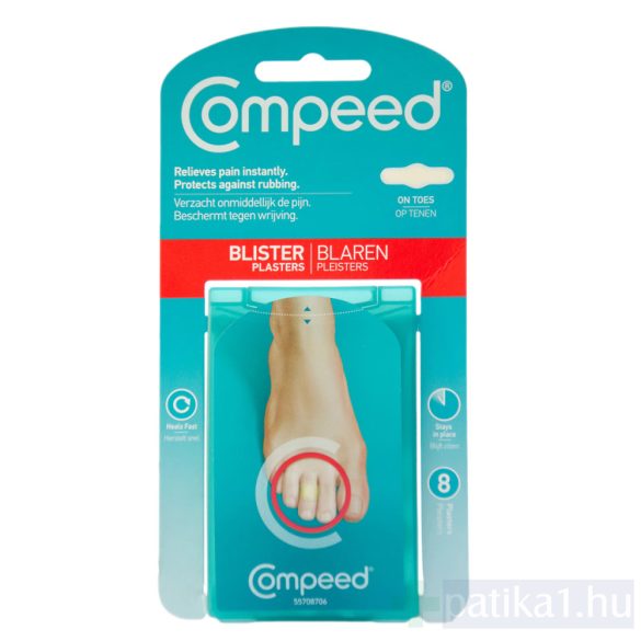 Compeed vízhólyagtapasz lábujj 8x