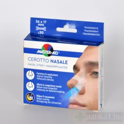   Master Aid Légzéskönnyítő orrtapasz átlátszó 30x Nasale