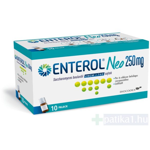 Enterol Neo 250 mg por és oldószer belsőleges szuszpenzióhoz 10x