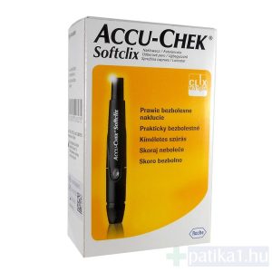 AccuCheck Softclix Kit ujjbegyszúró készülék 1db  + 25x lándzsa